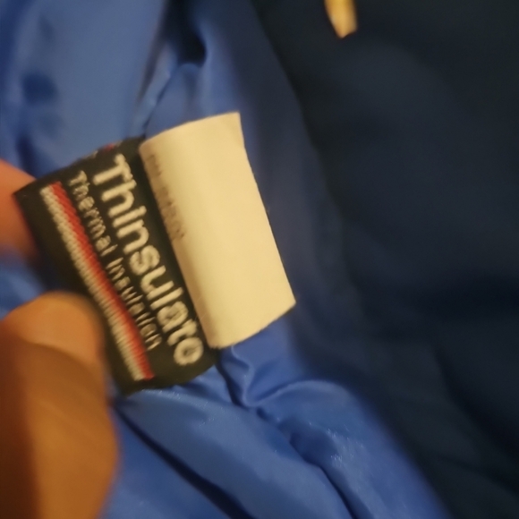 Serac VTG Womens Ski Jacket Coat Snow Board Color Block Winter Zip Blue/Black - Picture 9 of 10